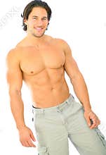 Isolated Handsome Young Caucasian Male