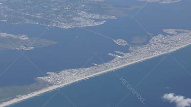 Jersey shore aerial