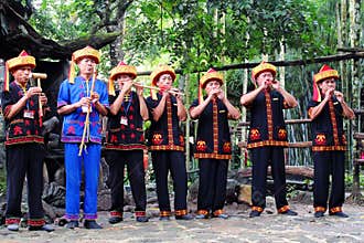 Li nationality costume, Hainan Province, China