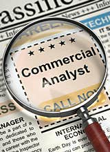 Commercial Analyst Job Vacancy. 3D.
