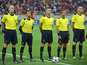 Uefa Champions League referee brigade