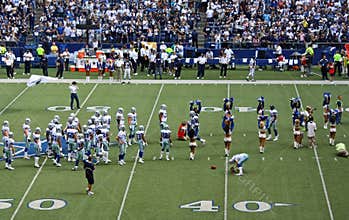 Cowboys Players and Cheerleaders