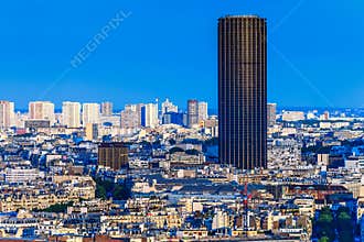 Modern Buildings and Historic Buildings of Paris