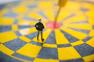 Concept of business target focus.