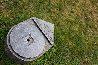 Canada USA boundary marker