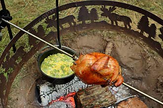 Campfire Chicken Dinner