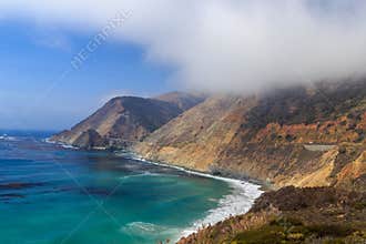 Pacific Coast Highway and clouds