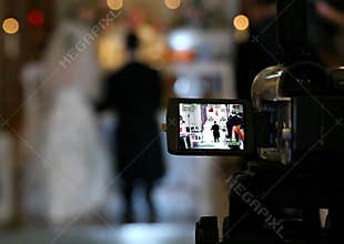 Videotaping the wedding