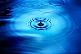 Water Drop Ripples Rain Background