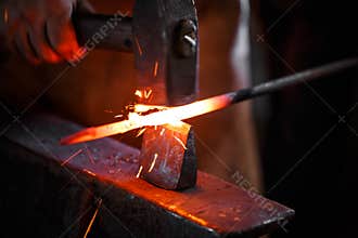 Blacksmith at work