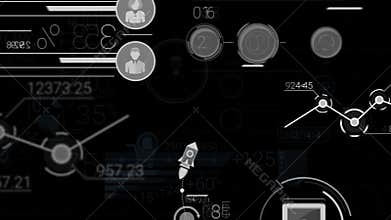 Abstract Elements Of Infographics With Alpha Channel