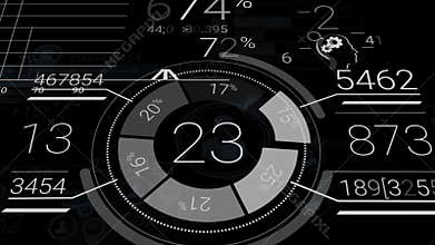 Abstract Elements Of Infographics With Alpha Channel