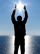 Sun in hand