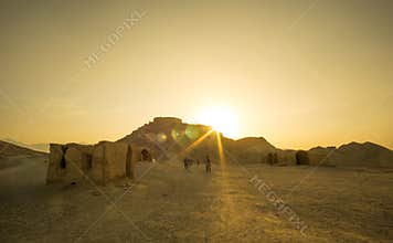 Zoroastrian silence tower in Yazd