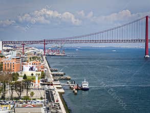 April 25th Bridge in Lisbon, Portugal