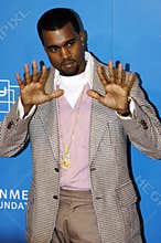 Kanye West on the red carpet