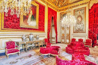 Apartments of Napoleon III. Louvre Museum is the biggest museum