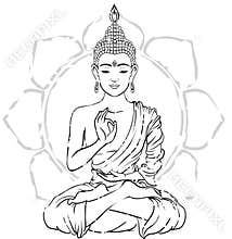 Card with Buddha