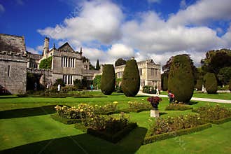 Country old house of Lanhydrock, Bodmin, UK