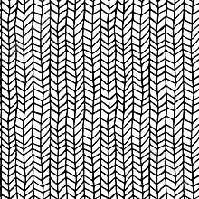 Hand drawn pattern texture repeating seamless monochrome, black and white. vector. Stylish fashion doodle