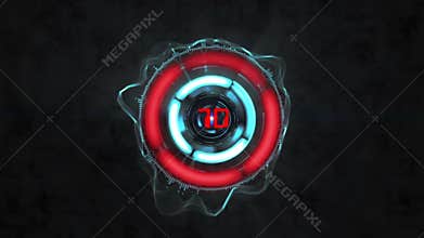 Digital kaleidoscope with 1-100 counting digits