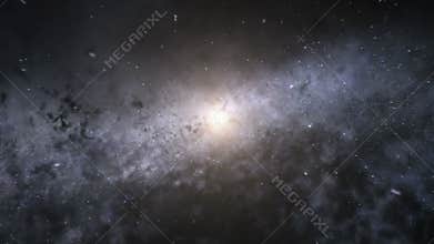 Flight to the center of the galaxy