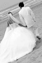 Wedding Couple at Beach