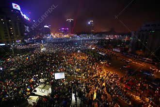 Protest against corruption and Romanian Government