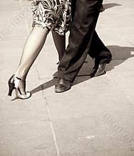 Tango dancers