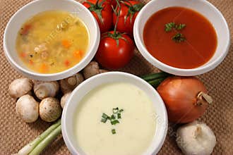 Three soups