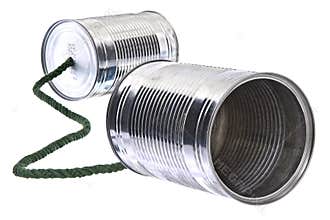 Tin can phone