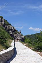 Stone path Zagoria Epirus