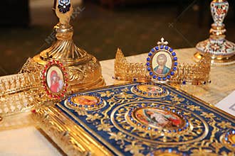 Religious objects for wedding ceremony
