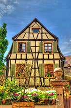 French village, Alsace, France