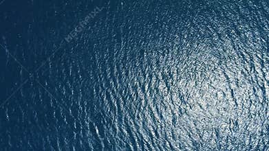 Water surface aerial view