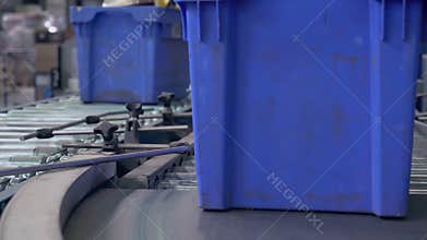 Cardboard Boxes on packaging lines