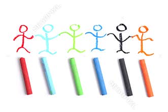 Crayon art team