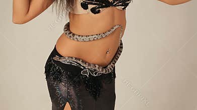 Belly dance with snake