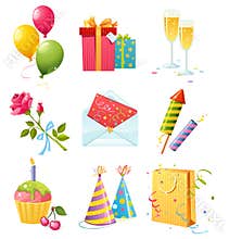 Birthday icons