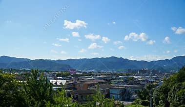 The scenery of Yamaguchi City