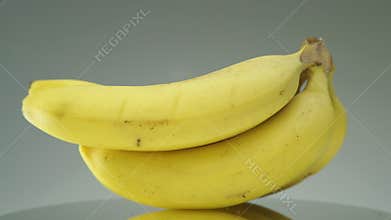 Bunch of bananas rotating