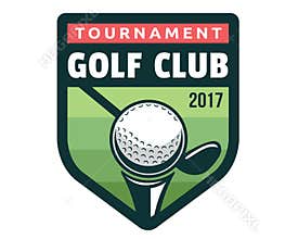Modern Golf Badge Logo Illustration