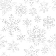 Seamless snowflake tile