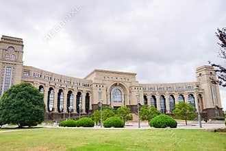 Campus scenery jiangwan Fudan University.