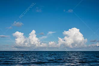 Beach cloudscape