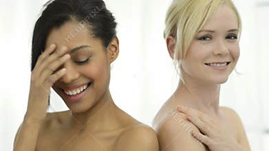 Smiling beauty women