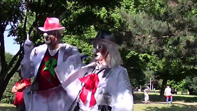 Funny clowns