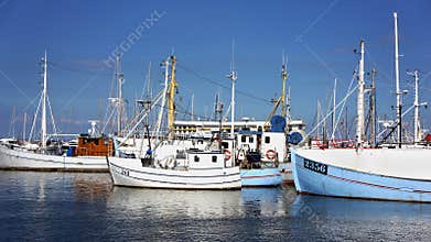 Marina in Gilleleje, Denmark