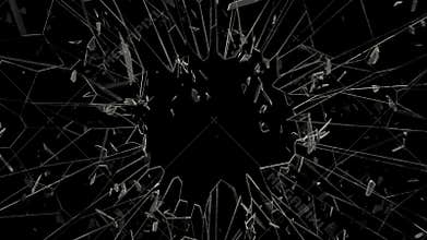 Breaking glass in full HD