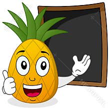 Pineapple & Recipe or Menu Blackboard